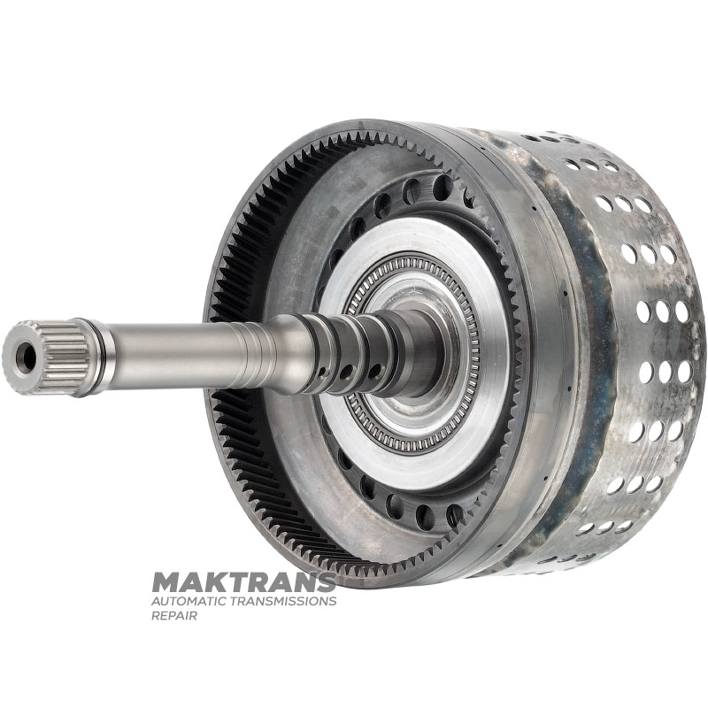 Вхідний вал / барабан K1 Clutch NISSAN RE5R05A / JATCO JR507A 3154095X02 - загальна висота 256 mm, 102 зуби, 5 фрикційних дисків (60 зубів), 24 шліци (нар.Ø 25.75 мм, довжина
