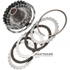Барабан OVERDRIVE Clutch (2 фрикційні диски) / сонячна шестерня планетарної передачі OVERDRIVE (31 зуба, нар.Ø 41.40 мм) — Aisin Warner 30-40LE, 30-80LE