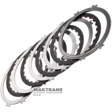 Комплект сталевих та фрикційних дисків OVERDRIVE BRAKE Aisin Warner 30-40LE, 30-80LE / TOYOTA A340 A343 - 4 фрикційні диски (загальна товщина комплекту 20.70 мм)