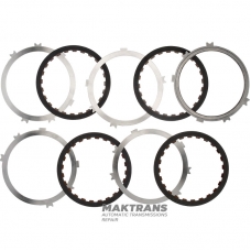 Комплект стальных и фрикционных дисков OVERDRIVE BRAKE Aisin Warner 30-40LE, 30-80LE / TOYOTA A340 A343 — 4 фрикционных диска (общая толщина комплекта 20.70 мм)