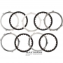 Комплект стальных и фрикционных дисков OVERDRIVE BRAKE Aisin Warner 30-40LE, 30-80LE / TOYOTA A340 A343 — 4 фрикционных диска (общая толщина комплекта 20.70 мм)