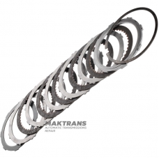 Комплект сталевих та фрикційних дисків FORWARD CLUTCH Aisin Warner 30-40LE, 30-80LE/TOYOTA A340 A343 - 5 фрикційних дисків (загальна товщина комплекту 25.35 мм)