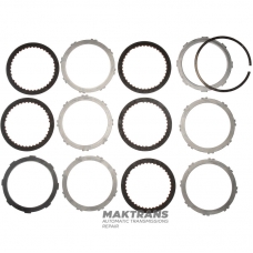 Комплект сталевих та фрикційних дисків FORWARD CLUTCH Aisin Warner 30-40LE, 30-80LE/TOYOTA A340 A343 - 5 фрикційних дисків (загальна товщина комплекту 25.35 мм)