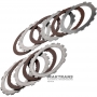 Комплект сталевих та фрикційних дисків INTERMEDIATE CLUTCH Aisin Warner 30-40LE, 30-80LE/TOYOTA A343 - 5 фрикційних дисків (загальна товщина комплекту 27 мм)