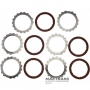 Комплект сталевих та фрикційних дисків INTERMEDIATE CLUTCH Aisin Warner 30-40LE, 30-80LE/TOYOTA A343 - 5 фрикційних дисків (загальна товщина комплекту 27 мм)