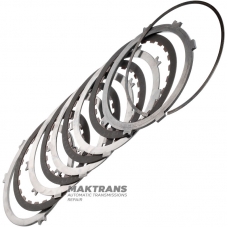 Комплект сталевих та фрикційних дисків OVERDRIVE BRAKE Aisin Warner 30-40LE, 30-80LE / TOYOTA A340 A343 - 4 фрикційні диски (загальна товщина комплекту 22.50-22.60 мм)