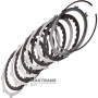 Комплект сталевих та фрикційних дисків OVERDRIVE BRAKE Aisin Warner 30-40LE, 30-80LE/TOYOTA A340 A343 - 5 фрикційних дисків (загальна товщина комплекту 25.05 мм)