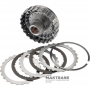 Барабан OVERDRIVE Clutch (2 фрикционных диска) / солнечная шестерня планетарной передачи OVERDRIVE (33 зуба, нар.Ø 43.30 мм) —3563330040 3460150010 Aisin Warner 30-40LE, 30-80LE / TOYOTA A340 A343 