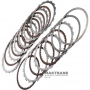 Комплект сталевих та фрикційних дисків B1 Reverse Brake RE5R05A 31662-95X00 – 8 фрикційних дисків (40 зубів на диску), загальна товщина комплекту 32.40 мм