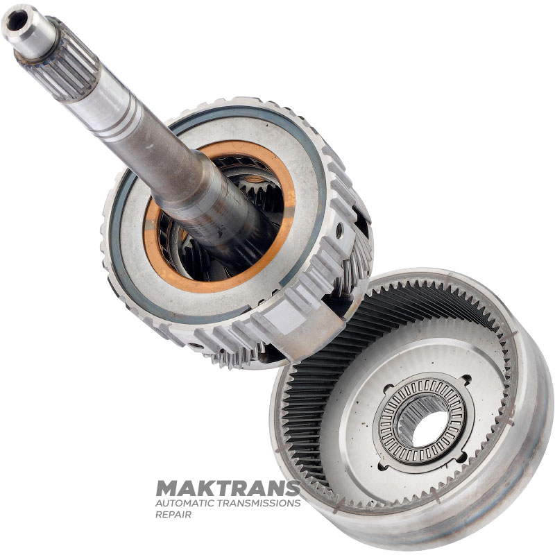 Вхідний вал / планетарна передача OVERDRIVE Aisin Warner 30-40LE, 30-80LE / TOYOTA A340 A343 - довжина вхідного валу 209 мм (20 шліців, нар.Ø 21.30 мм), 4 сателіти (23 зуби)