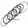 Комплект сталевих та фрикційних дисків OVERDRIVE BRAKE Aisin Warner 30-40LE, 30-80LE / TOYOTA A340 A343 - 3 фрикційні диски (загальна товщина комплекту 17.75 мм)
