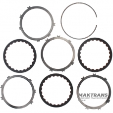 Комплект стальных и фрикционных дисков OVERDRIVE BRAKE Aisin Warner 30-40LE, 30-80LE / TOYOTA A340 A343 — 3 фрикционных диска (общая толщина комплекта 17.75 мм)