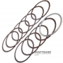 Комплект стальных и фрикционных дисков Overdrive Clutch Hyundai / KIA A8MF1 454254G600 — (8 фрикционных дисков, общая толщина комплекта 22.65 mm)