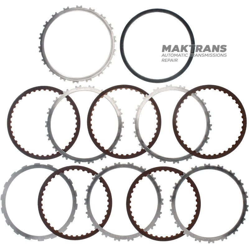 Комплект сталевих та фрикційних дисків B1 Reverse Brake RE5R05A 3166295X00 – 5 фрикційних дисків (40 зубів на диску), загальна товщина комплекту 23.90 мм