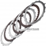 Комплект сталевих та фрикційних дисків B2 Low Coast Brake RE5R05A 3166290X02 — 3 фрикційні диски (30 зубів на диску), 15 зубів на сталевому диску, загальна товщина комплекту 12.55 мм