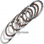 Комплект сталевих та фрикційних дисків Forward Brake (B3) RE5R05A 31662-90X01 - 4 фрикційні диски (39 зубів на диску), 16 зубів на сталевому диску, загальна товщина комплекту 20.25 мм