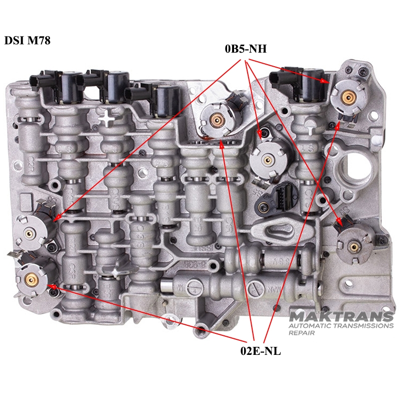 Адаптер для проверки соленоидов NH NL DSI M11 DSI M78 DQ250 02E DL501 0B5
