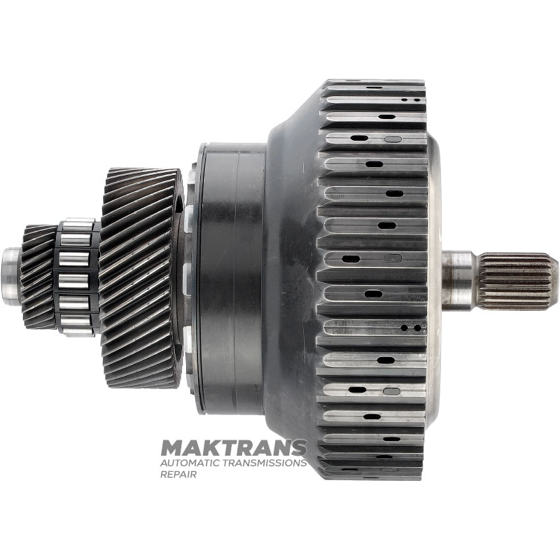 Первичный вал / сцепление VAG CVT VL380 0AW — 27 зубьев (нар.Ø 42.45 мм, 1 насечка) / 48 зубьев (нар.Ø 89.15 мм, 3 насечки), 6 фрикционных дисков (общая толщина комплекта 31.80 мм)
