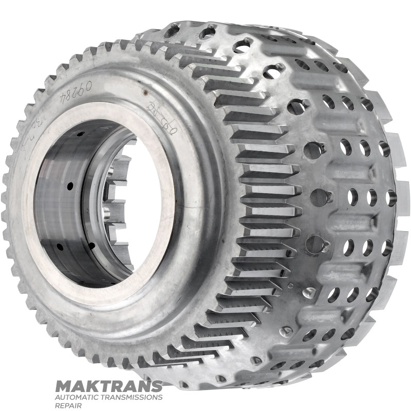 Барабан (у зборі) DIRECT CLUTCH NISSAN (INFINITY) RE5R05A JR507E JR509E/JATCO RE5R05A RE7R01A 3150090X0B - 6 фрикційних дисків (загальна товщина комплекту 29.35 мм)
