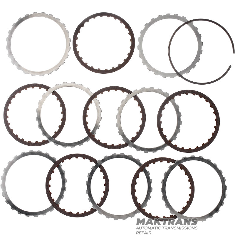 Барабан (у зборі) DIRECT CLUTCH NISSAN (INFINITY) RE5R05A JR507E JR509E/JATCO RE5R05A RE7R01A 3150090X0B - 6 фрикційних дисків (загальна товщина комплекту 29.35 мм)