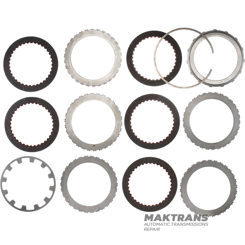 Комплект стальных и фрикционных дисков B3 Brake (2-3-4-6) 31662-1XJ0B — 5 фрикционных дисков, общая толщина комплекта 20.40 мм