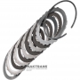 Комплект стальных и фрикционных дисков B3 / 2nd Brake TOYOTA A750 E/F 3506660030 350660C010 — 4 фрикционных диска (общая толщина комплекта 19.60 мм)