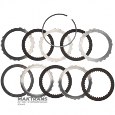 Комплект сталевих та фрикційних дисків B3 / 2nd Brake TOYOTA A750 E/F 3506660030 350660C010 — 4 фрикційні диски (загальна товщина комплекту 19.60 мм)