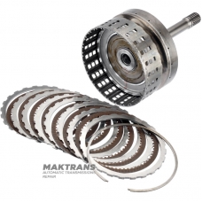 Вхідний вал / барабан K1 Clutch (7 фрикційних дисків) NISSAN / JATCO RE5R05A 3154095X02 - висота 269 мм, 24 шліци (нар.Ø 25.65 мм), кільцева шестерня 102 зуба (нар.Ø 174 мм)