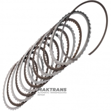 Комплект сталевих та фрикційних дисків C1 Clutch TOYOTA UA80E / UA80F 3563348030, 3563306030, 3563448060, 3563448050, 3563406050 — 5 фр.