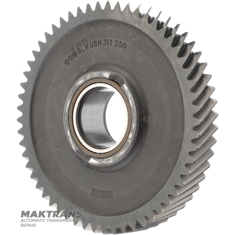 Шестерня 1-ї передачі DQ500 0BT 0BH DSG 7 0BH311250 — (57 зубів, нар. Ø 160.75 mm, ширина 22 мм)
