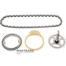 Комплект приводу масляного насоса TOYOTA UA80E, UA80F/UB80E, UB80F/UA81E, UA81F — провідна шестерня 36 зубів (нар.Ø 70.65 мм), ведена шестерня 31 зуб (нар.Ø 69.95 мм) 4.30 мм)