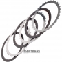 Комплект сталевих та фрикційних дисків COAST Clutch FORD 5R110W 3C3Z-7B164-FA, 3C3Z-7B442-DA - 3 фрикційні диски, загальна товщина комплекту 12.05 мм