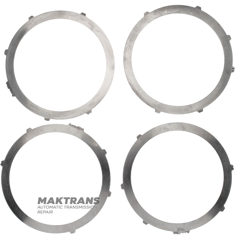 Комплект стальных дисков OVERDRIVE Clutch FORD 5R110W 3C3Z-7B442-AA — 3 стальных диска (толщиной 2.05 мм, вн.Ø 188.95 мм, 6 зубьев)