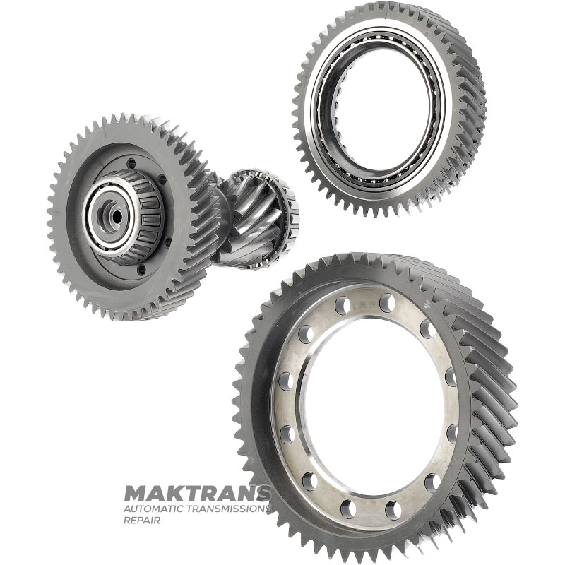 Комплект косозубих шестерень головної передачі TOYOTA \ LEXUS UA81E UA81F - 4120678020, 4130078030, 3570478010 (шестерня диференціала 53 зуба, пром вал 15/42, 4