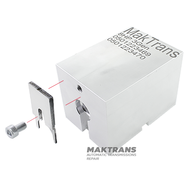 Адаптер для проверки соленоидов ZF 8HP 3rd generation (номера соленоидов 0501223469, 0501223470)