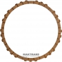 Диск фрикционный (односторонний) 4-6 Clutch Hyundai / KIA A8LF1, A8F27 455654G100 — (толщина 2.35 мм, вн.Ø 143.50 мм, 27 зубьев)