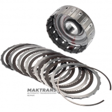 Барабан K2 Clutch AS68RC, AS69RC DODGE RAM 4500/ 5500 68269653AB — 6 фрикционных дисков (общая толщина комплекта 33.70 мм)