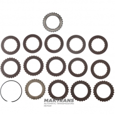Барабан K3 Clutch VAG 01M, 01N, 01P 01M323921EX — 14 односторонних фрикционных дисков (общая толщина комплекта 22.60 мм)