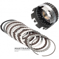 Барабан K2 Clutch VAG 01M, 01N, 01P 095323106AX, 095323106X - 5 фрикційних дисків (загальна товщина комплекту 23.15 мм)