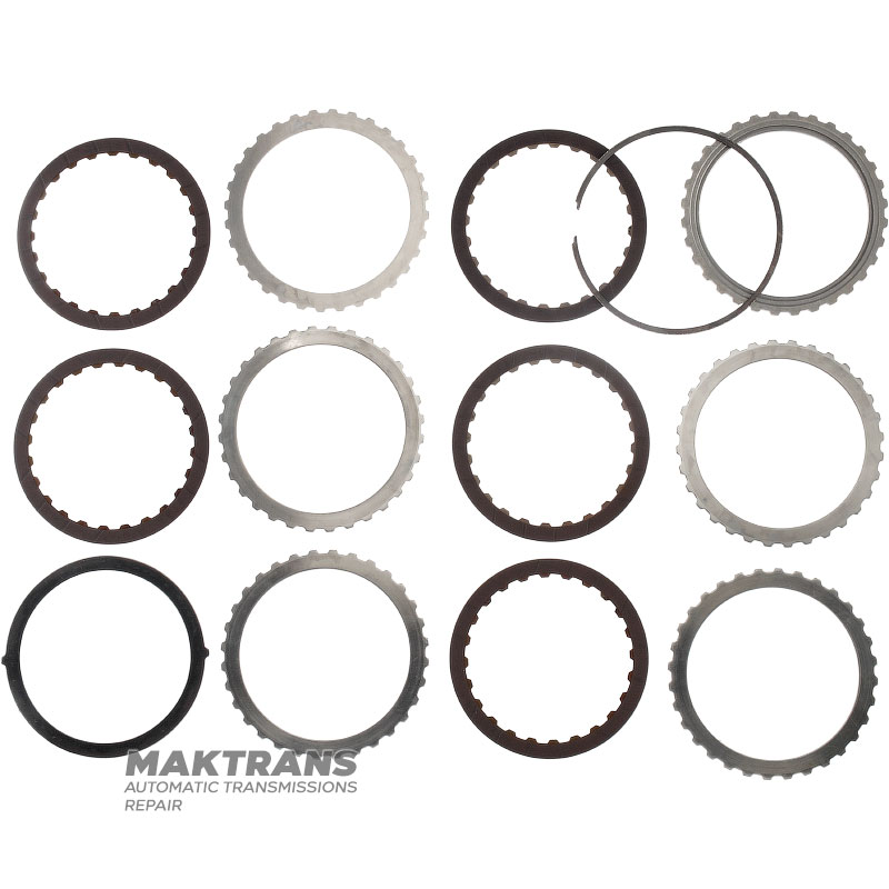 Барабан K2 Clutch VAG 01M, 01N, 01P 095323106AX, 095323106X — 5 фрикционных дисков (общая толщина комплекта 23.15 мм)