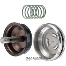 Поршень тормозной ленты Intermediate Brake FORD 5R55E, 5R55N, 5R55W, 5R55S F77Z-7D021-ZA, 97GT-7E221-ZA — (общая высота 57.75 мм, нар.Ø поршня 58.80 мм / 64.75 мм, нар.Ø штока 12 мм)