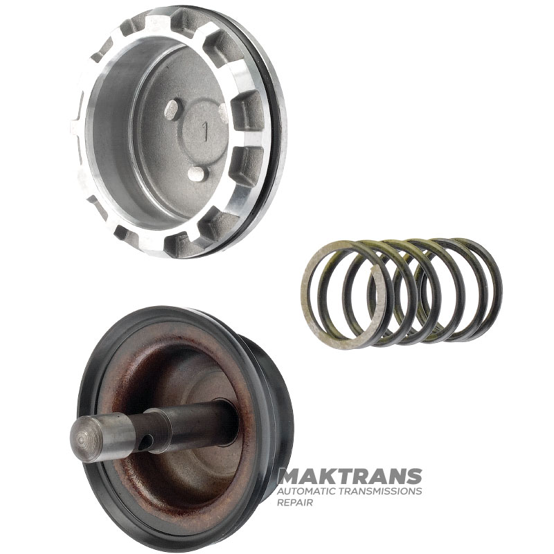 Поршень гальмівної стрічки Overdrive / Intermediate Brake FORD A4LD 4R44E, 4R55E - 97GT-7E221-A2A (нар.Ø поршня 64.80 мм х 48.80 мм, маркування кришки BB)