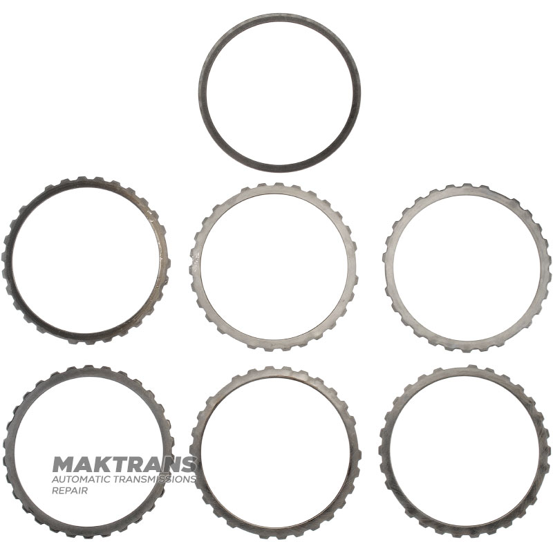 Комплект сталевих дисків Low / Reverse Clutch JATCO JR405E 8-97331-008-0, 8-97331-005-0 - загальна товщина комплекту 14.35 мм