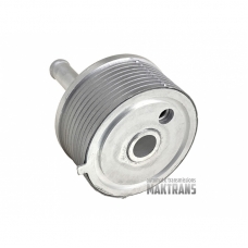 Теплообмінник масляний AW TF-60SN 09G 03-up 09G409061, 001409360A - 9 шарів, висота 63 mm, загальна висота (з трубками) 101 mm (знято з нових трнасмісій)