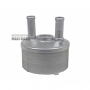 Теплообмінник масляний AW TF-60SN 09G 03-up 09G409061, 001409360A - 9 шарів, висота 63 mm, загальна висота (з трубками) 101 mm (знято з нових трнасмісій)
