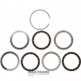 Комплект сталевих та фрикційних дисків Overdrive Clutch A4LD, 4R44E, 4R55E, 5R55E, 5R55N, 5R55S, 5R55W 90GT-7L668-BA - 3 фрикційні диски, (загальна товщина комплекту 15.