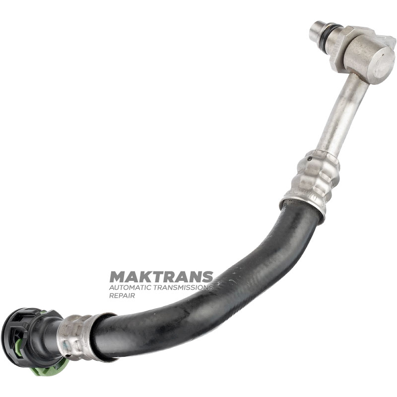 Маслоподающий патрубок теплообмінника AUDI ZF 8HP65A - 8W0317817D, 8W0317817A (діаметр металевого штуцера 16.30 мм)