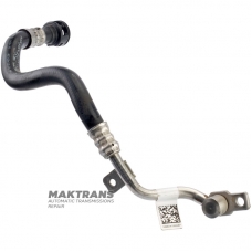 Маслоподающий патрубок теплообменника AUDI ZF 8HP65A — 8W0317818D, 8W0317818A (диаметр металлического штуцера 16.30 мм)