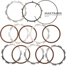 Комплект сталевих та фрикційних дисків 1-2-3-4 Clutch GM 6L45 6L50 24232652, 24233534 - 5 фрикційних дисків (загальна товщина комплекту 24.10 мм)