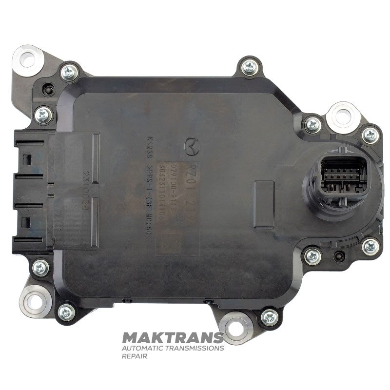 Электронный блок управления (TCM) трансмиссии MAZDA Hybrid 8-speed transmission — RZ01219E1 079100-9113 (снято с трансмиссий с маркировкой RZ44)